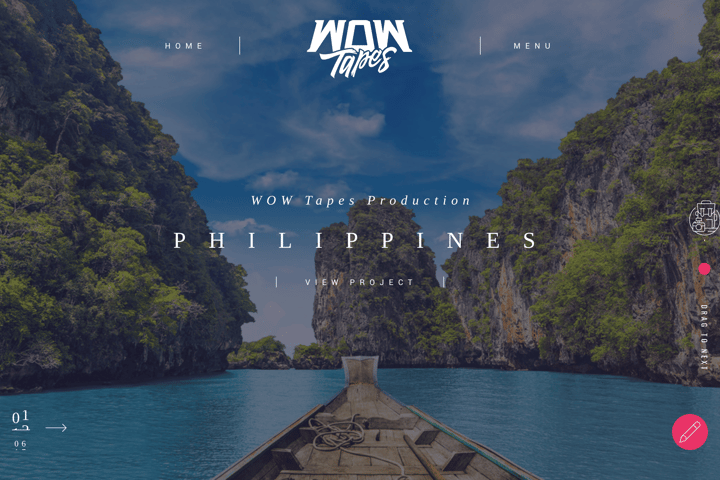 Wow tapes website preview
